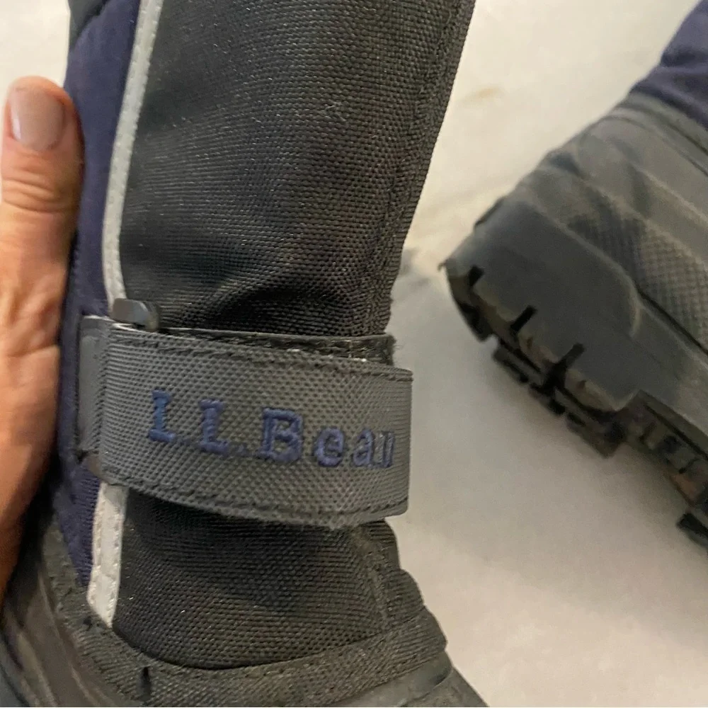 L.L.Bean Kids' Northwoods Boots Navy Black 10